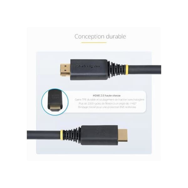 HDMI-kabel - STARTECH.COM - 10m - 4K 60Hz - HDR10 - HDCP 2.2 Sort