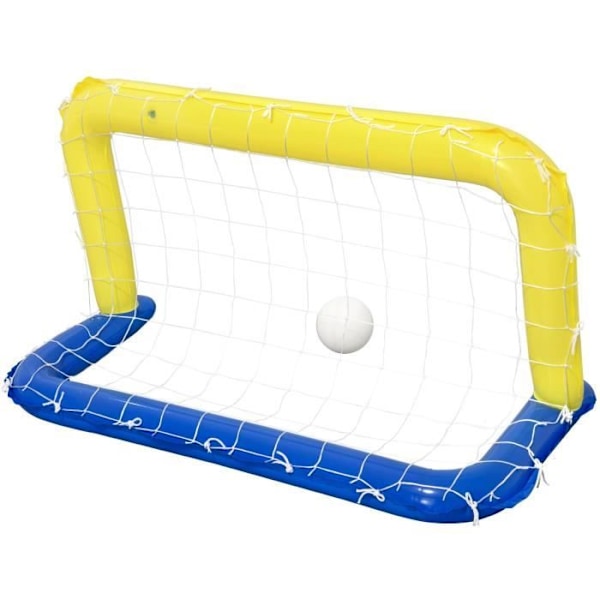 Oppusteligt vandpolomål - BESTWAY - 52123 - 137 x 66 x 72 cm Gul/blå