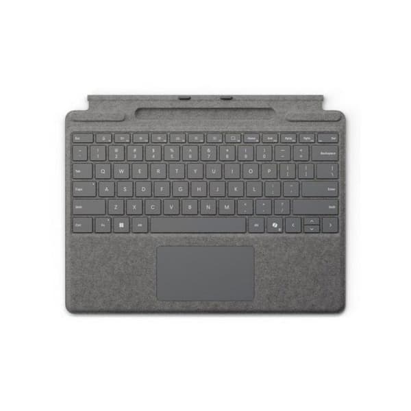 Microsoft Tastatur til Surface Pro med Penneopbevaring Spansk QWERTY Platin