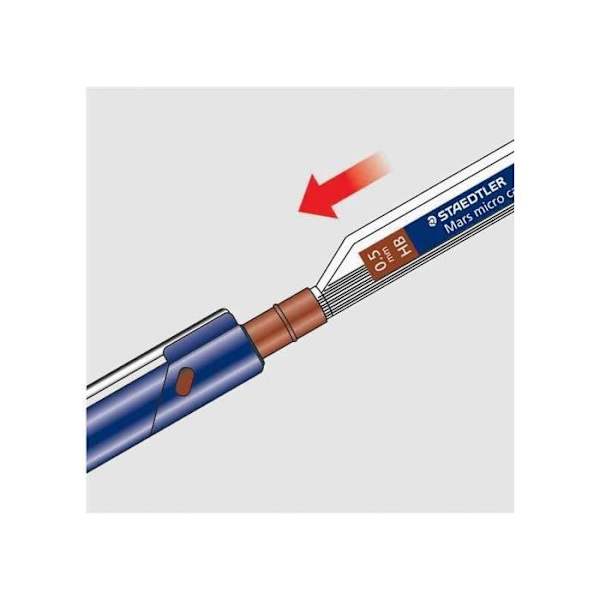 Stift - STAEDTLER - Mars micro karbon - 0,3 mm - HB - 12 stycken Svart