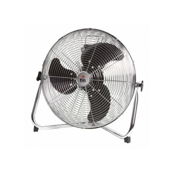 Gulvblæser - Grupo FM - F-45 - 140W - Metallic - Grå Sort, Rustfrit stål