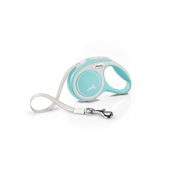 Tilbageholdende snor - FLEXI - New Comfort XS - 3 m - Lys blå - Til dyr op til 12 kg ljusblå