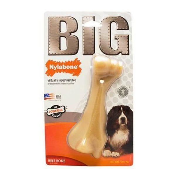 Nylabone Dura Chew Chewing Bone Toy, Nötköttsmak