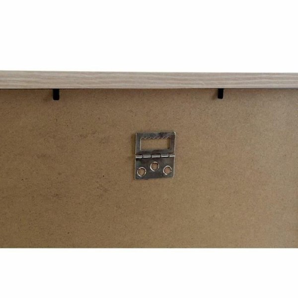 seinävalokuvateline 32,5 x 1,5 x 45 cm luonnonlasi ruskea moderni mdf puu