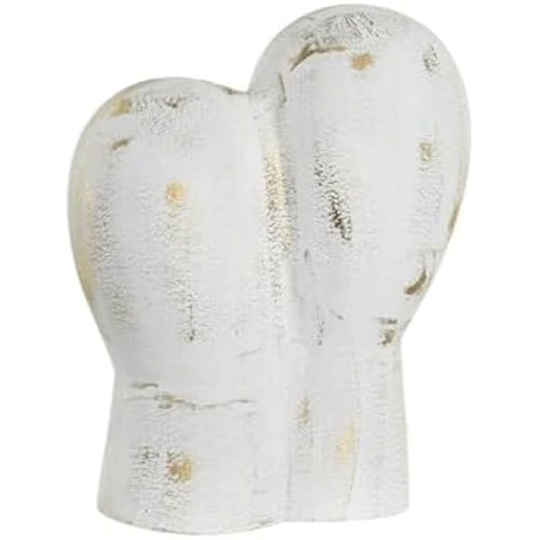 Koristeellinen hahmo - DKD HOME DECOR - Valkoinen alumiini - 23 x 10 x 30 cm - Sisätiloissa - Seka Vit