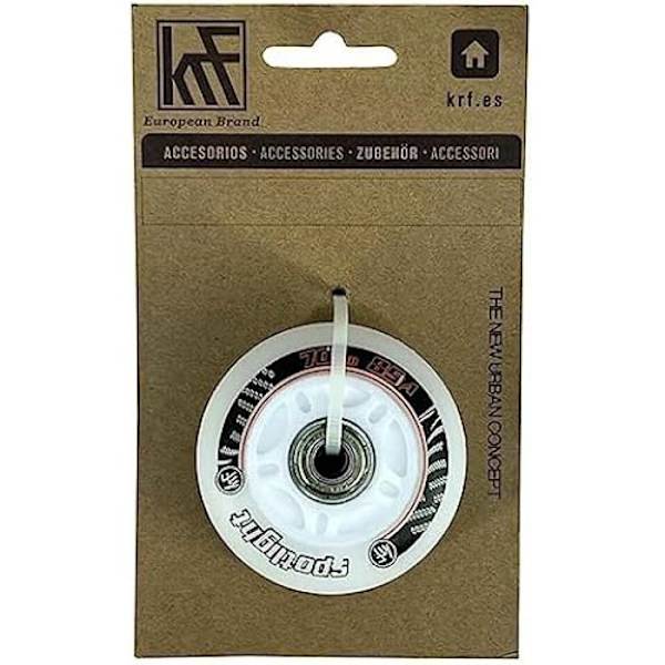 Rulle Skate - KRF - Spotlight LED Blå - Hårdhed 70-85A - Unisex - Én Størrelse