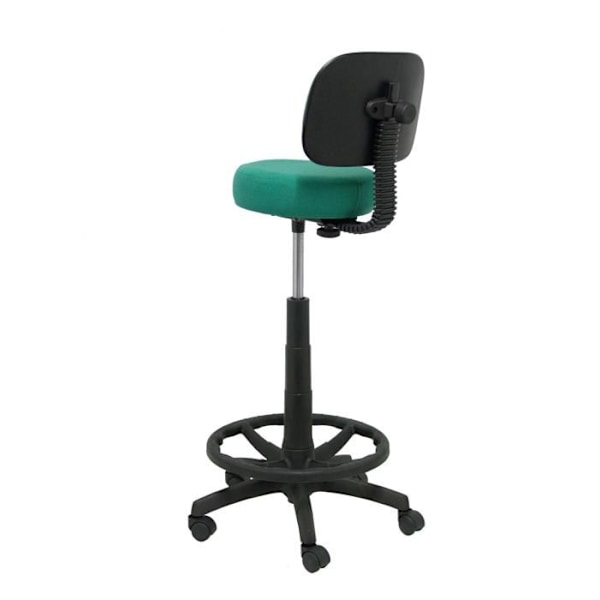 Taburetti - PIQUERAS JA CRESPO - Llanos - Ergonominen - Korkeussäädettävä - Vihreä bali -kangas Grön