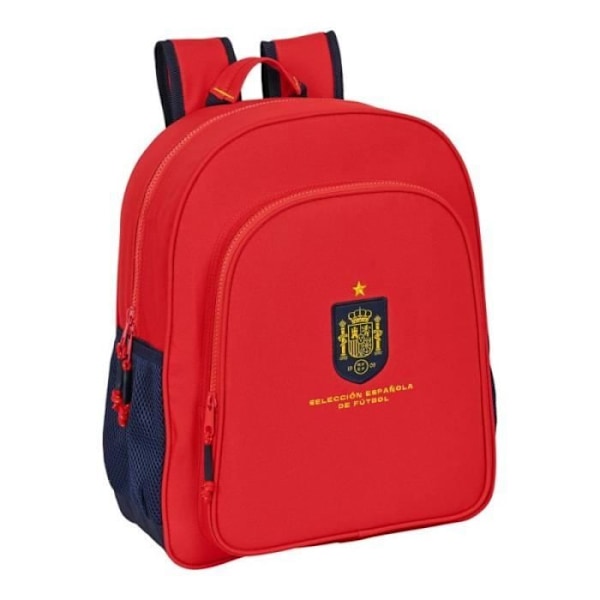 RFEF punainen sininen koululaukku (32 x 38 x 12 cm)