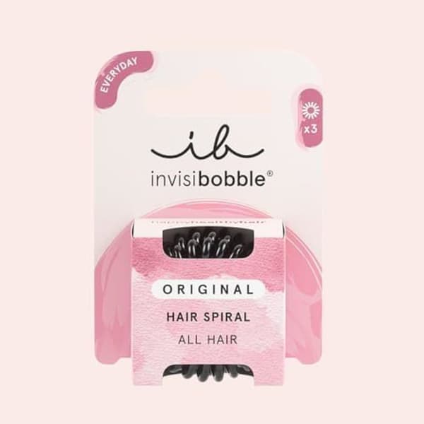 Hår elastik - INVISIBOBBLE - Original True Black - Stærk hold - Uden mærker sort