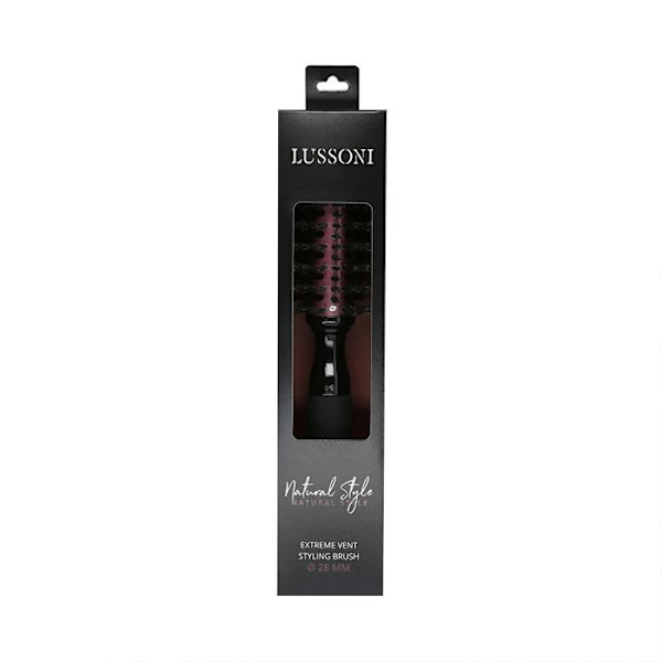 Lussoni Hiustenhoitoharja Luonnollinen Tyylitys 28mm - luonnollinen harja
