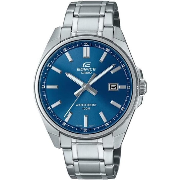 Casio Klocka - Herrar - EFV-150D-2AVUEF - Silver Färgat Rostfritt Stål - 42mm - Blå - 10 bar Silver, Blå