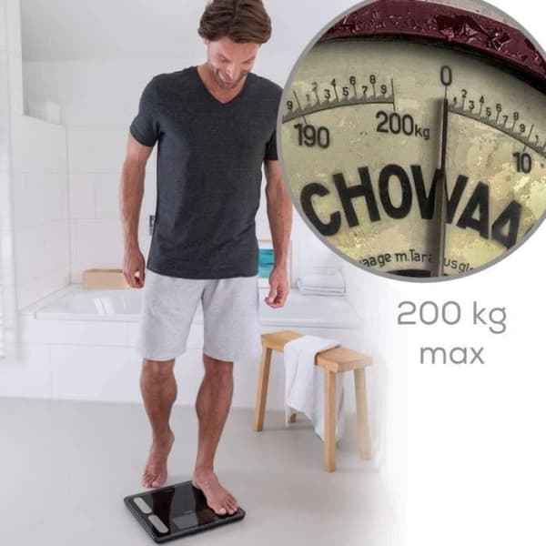 Beurer Badevægt med diagnostik BF 400 Sort