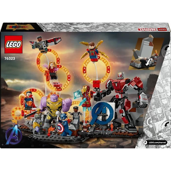 LEGO 76323 Avengers, Marvel slutkamp Flerfärgad