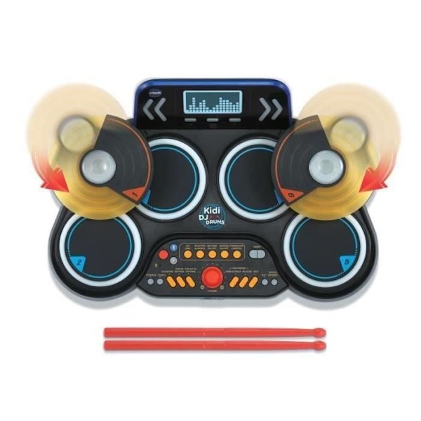 VTECH KIDI DJ TRUMMOR Flerfärgad