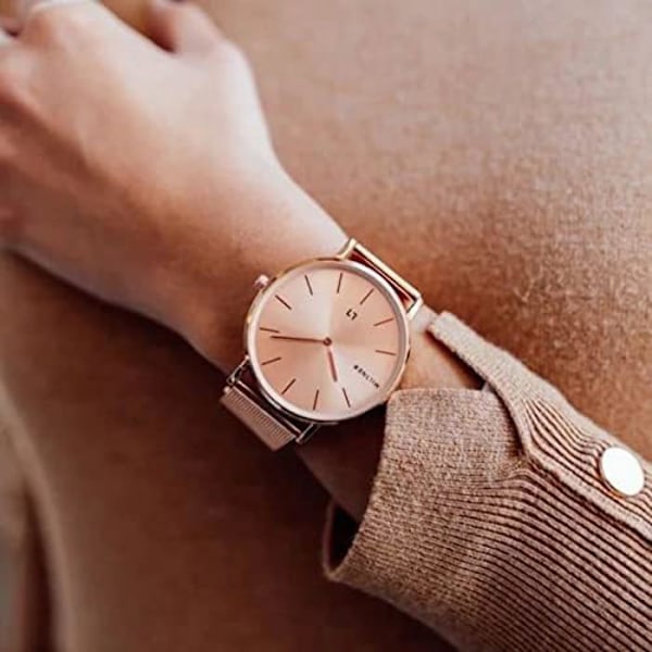 Damklocka - MILLNER - MAYFAIR - Rose Gold - Japansk kvarts - 39 mm Rose guld