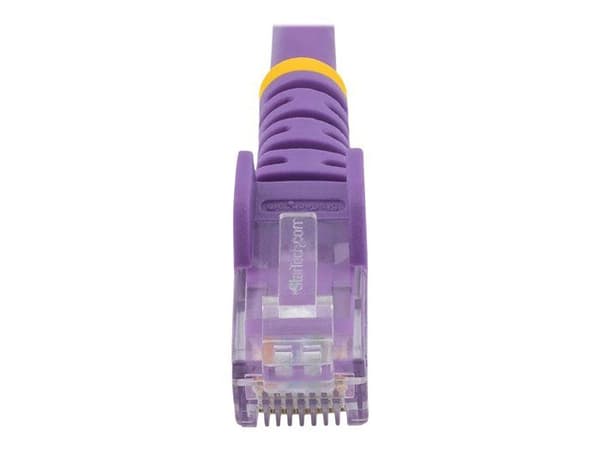 STARTECH.COM Cat6 UTP netværkskabel uden krog - RJ45 anti-træk Ethernet-kabel - patch kabel - 3 m - Lilla