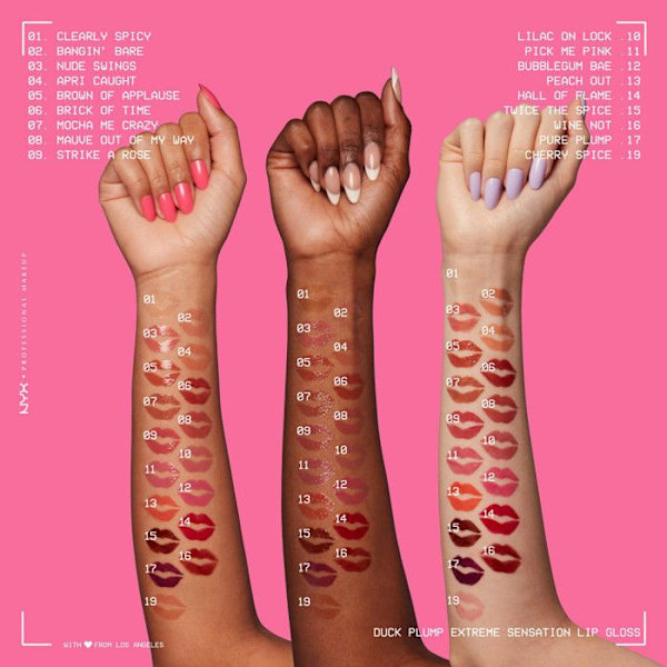 NYX Professional Makeup täyteläinen huulilakka, intensiivinen väri, erittäin pigmentoitunut, erittäin kiiltävä viimeistely, öljyllä Klart kryddig