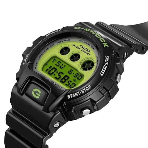 Casio Ur - Mænd - DW-6900RCS-1ER - Sort Plast - 48mm - 20 bar Svart