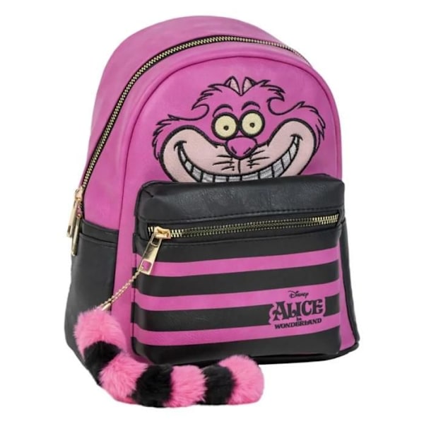 Rygsæk - Cerda - Alice i Eventyrland - Cheshire mønster - Casual stil - Blandet svart ros