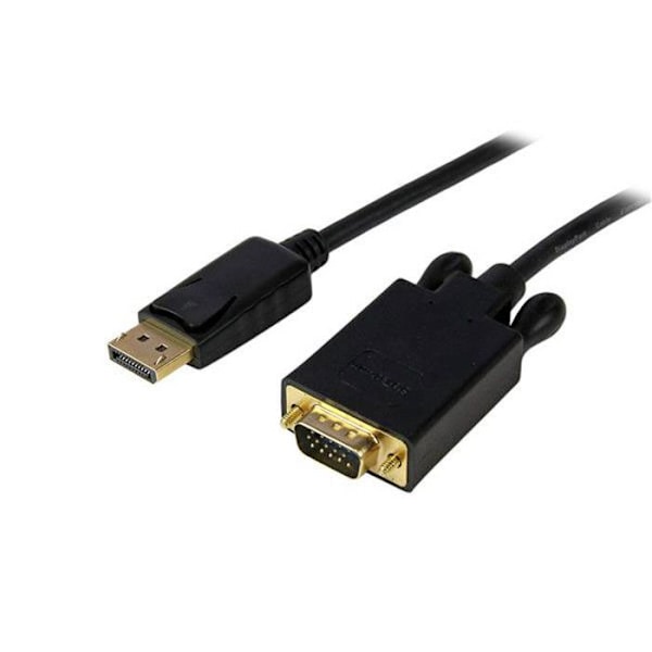 DisplayPort til VGA-adapter - STARTECH.COM - 1,8 m - Opløsning 1920x1200 - Sort