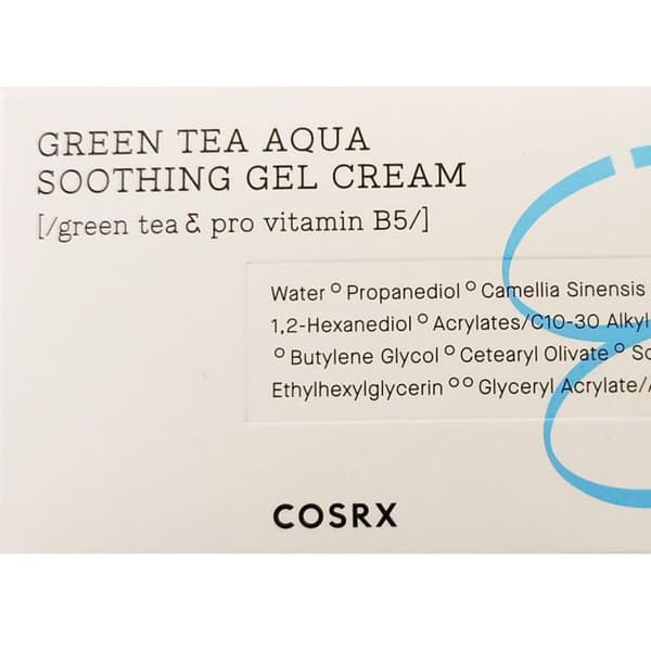 Cosrx Rauhoittava Geelivoide Vihreä Tee Aqua 50 ml