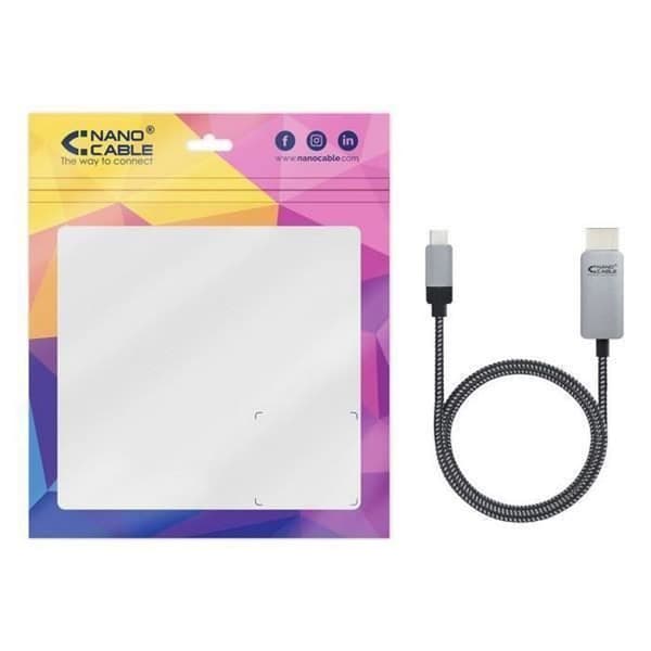 USB C til HDMI NANOCABLE 4K HDR - - - NANOCABLE