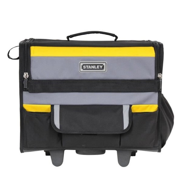 Softbag værktøjstaske på hjul STANLEY - 1-97-515 - 46 cm - Sort, Grå og Gul - Holdbart materiale Sort, Grå og Gul