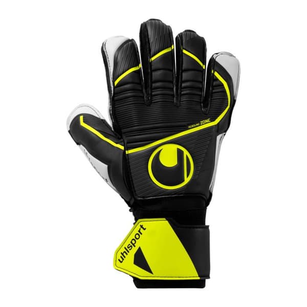 Målvaktshandskar - UHLSPORT - Soft Flex Frame - Latex SOFT - Flex Frame - Rem EVA svart/neongult 7