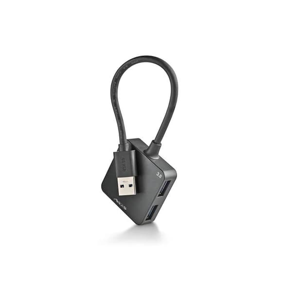 USB Hub - NGS - IHUB3.0TINY - 4 porte - Overførsel 5 Gbps - Kompakt og bærbar
