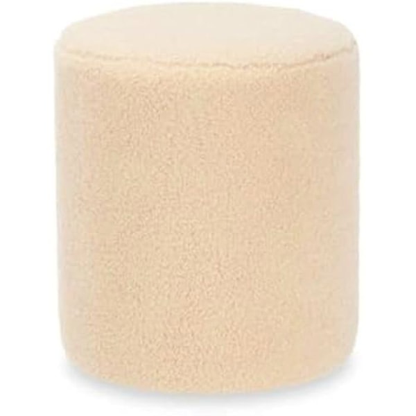 Puff - PRESENTDEKOR - Beige - 33 x 33 x 38 cm - 1 sits - Inomhus Flerfärgad