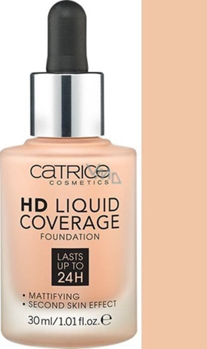 Catrice Visage HD Liquid Coverage Foundation N°020 Rose Beige 30ml Rosen Beige