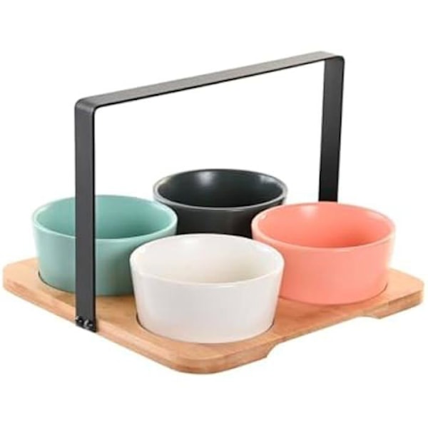 Forrettersæt - VARE - 5 stk - Porcelæn - Tåler mikroovn - Hvid