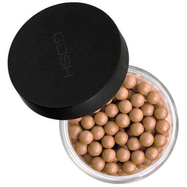 Ædle pudderperler iriserende bronzer i kugler 25g