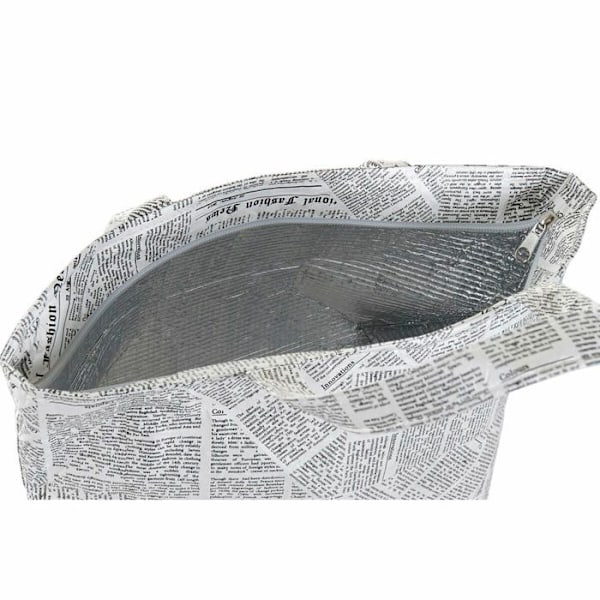 Isolerad väska - DKD Home Decor - Termomousse - Vit/ svart - 23x14,5x20 cm vit svart