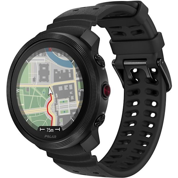 Multisports smartwatch - Polar - Vantage M3 - Sort - Indbygget sportscoaching - Søvnmonitorering svart