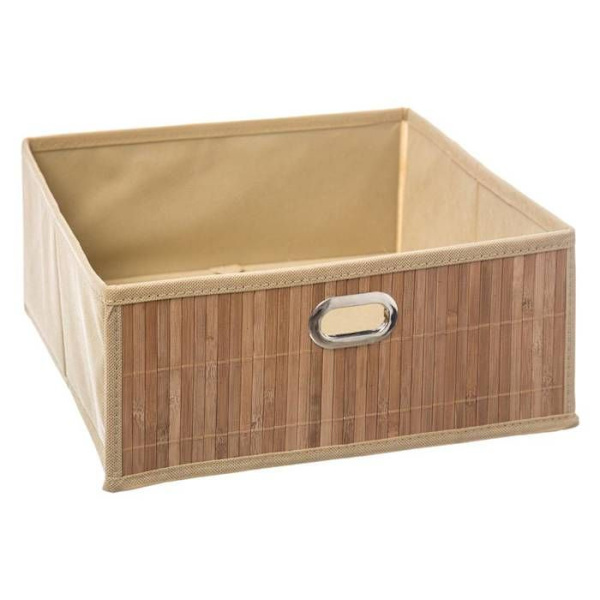 5five - korg 31x15cm "mix n modul" bambu ribba kastanj