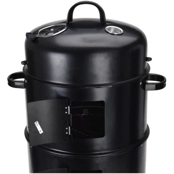 Wadiga Barbecue Barrel Smoker. Sort