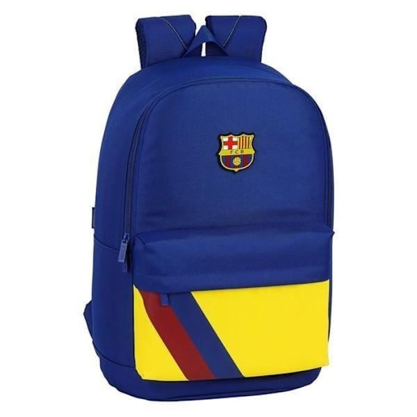 Skoletaske - F.C Barcelona - Blå - Polyester - 15 L - Lynlås sort