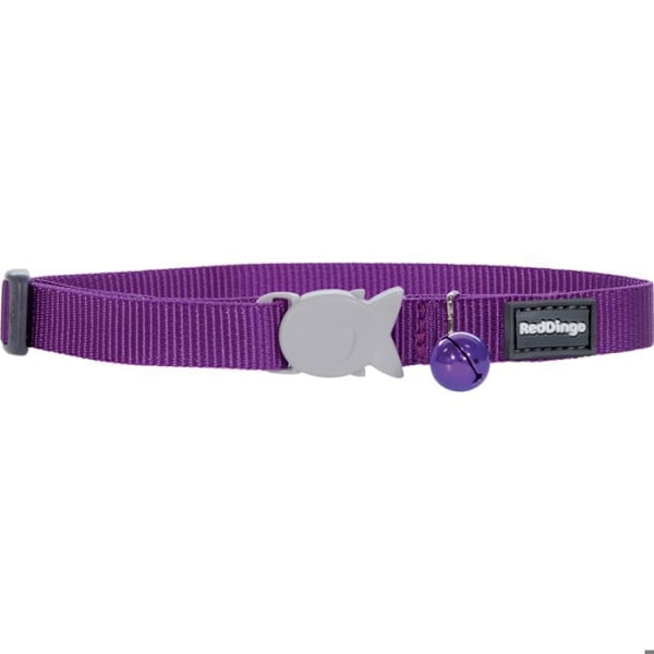 Collier - Rød Dingo - 12Mm 20-32 - lilla - sikkerhedsspenne - antiluftningssystem Lila