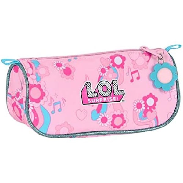 Skolpennfodral - SAFTA - LOL Överraskning! Glow girl - Rosa - 20 x 8,5 x 8 cm - Barn Rosa