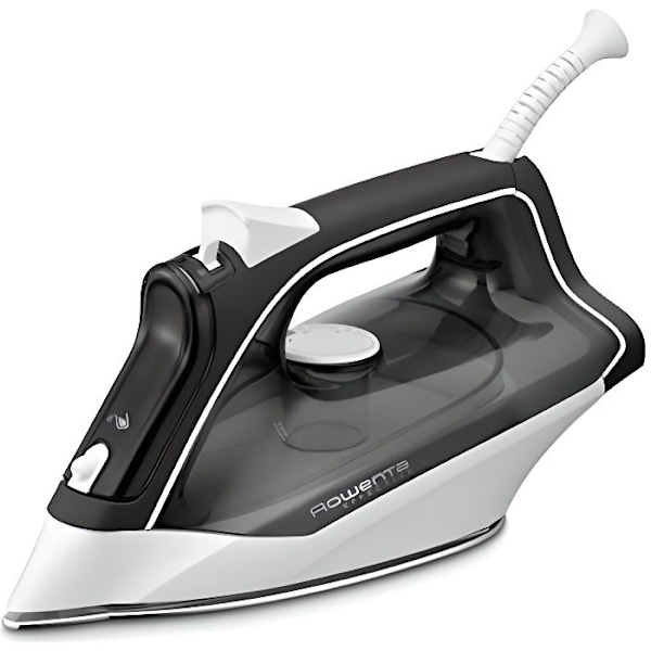 ROWENTA Effektiv 2 dampstrygejern - 2200 W - Rustfri stålsål - Pressefunktion - Anti-kalksystem
