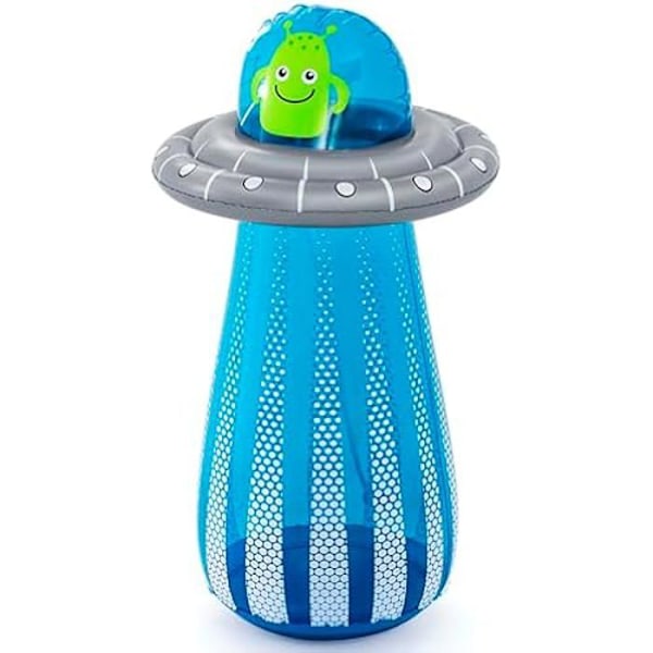 Bestway Uppblåsbart UFO Blaster Slagdämpande Sack - 61 cm x 61 cm x 119 cm - Blå Blå