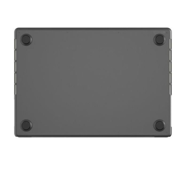 Stiftet etui til MacBook Air 16" - INCAS - Edge Stødabsorberende - Sort - Polycarbonat - Ridsefrit Sort