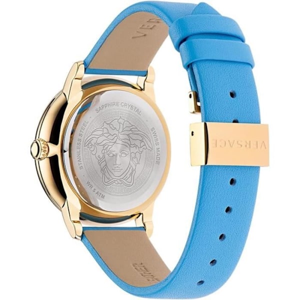 Ur - VERSACE - La Medusa VE2R00622 - Kvarts - Turquoise Læder - 38 mm Rustfrit stål Turkos