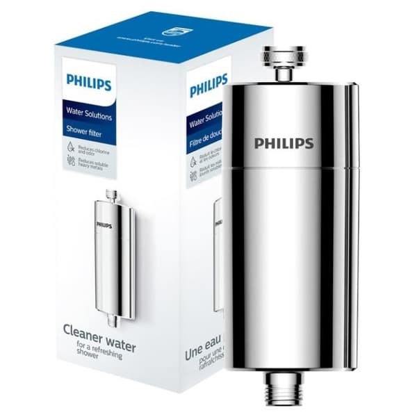 Brusefilter - Philips - AWP1775CH - Krom - Kompakt - Fjerner klor Krom