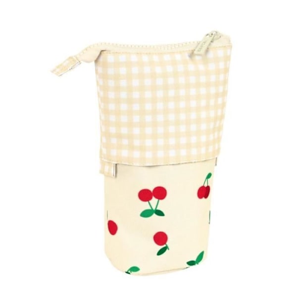 Trousse - Safta - Körsbärsbeige - Fällbar - Polyester 300D - 8 x 19 x 6 cm Beige