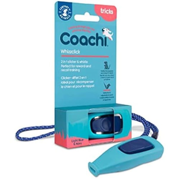 Whistle and Clicker - ELÄINYHTIÖ - Whizzclick - 2-in-1 - Recall Training - Kaukosäädin