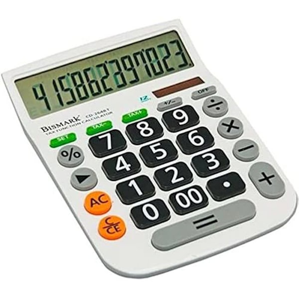 Miniräknare - Bismark - S8401730 - Flerfärgad - Mått: 20,52 x 15,38 x 10,74 cm Flerfärgad