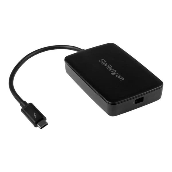 Thunderbolt 3-adapter - STARTECH.COM - Han/hun - Sort - Windows og Mac - Thunderbolt-teknologi