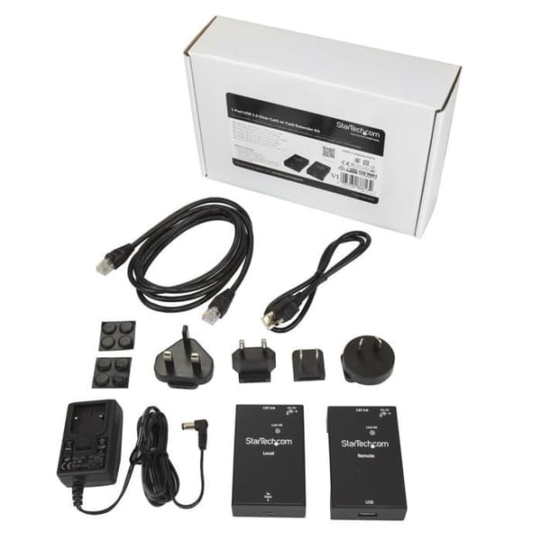 USB 2.0 forlænger - StarTech.com - 1 port - 50 m - Cat5/Cat6 kompatibel - Strømforsyning
